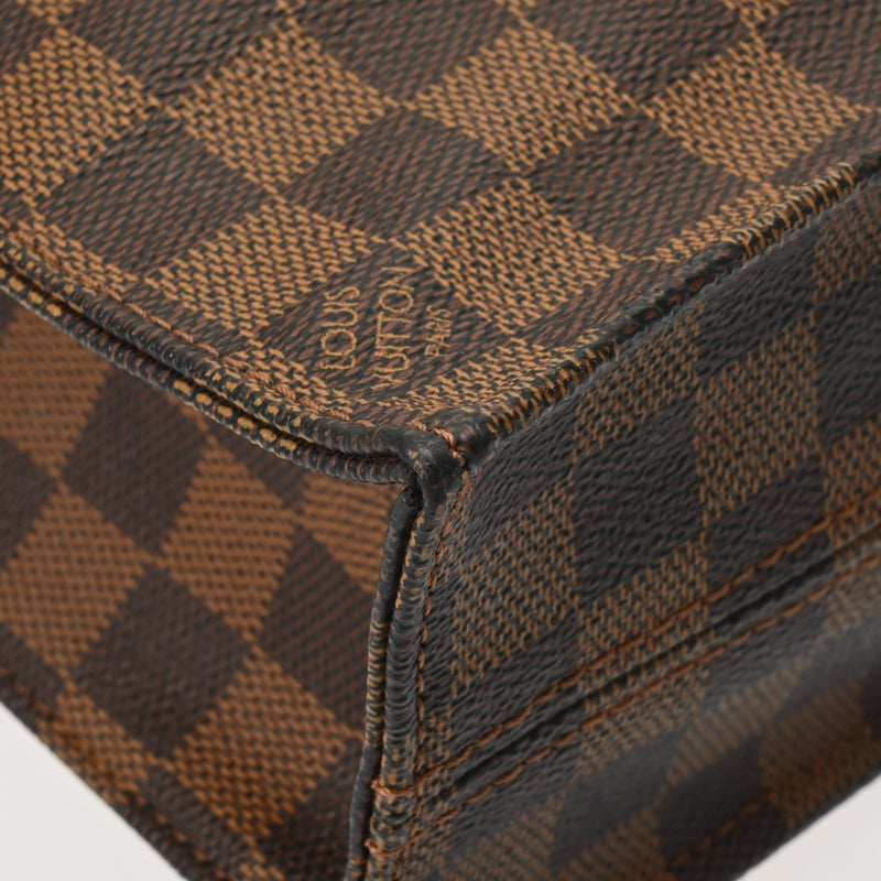 LOUIS VUITTON ルイヴィトン ダミエ サックプラ ブラウン N51140 ユニセックス ダミエキャンバス トートバッグ ABランク 中古 銀蔵