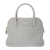 HERMES エルメス ボリード 31 ブルーペール Z刻印(2021年頃) レディース トリヨンクレマンス ハンドバッグ Aランク 中古 銀蔵