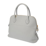 HERMES エルメス ボリード 31 ブルーペール Z刻印(2021年頃) レディース トリヨンクレマンス ハンドバッグ Aランク 中古 銀蔵