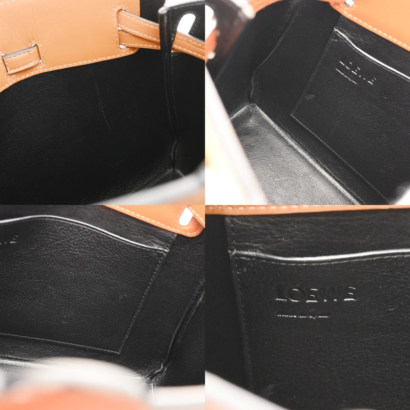 LOEWE ロエベ ラゾ ブラウン レディース レザー ショルダーバッグ ABランク 中古 銀蔵