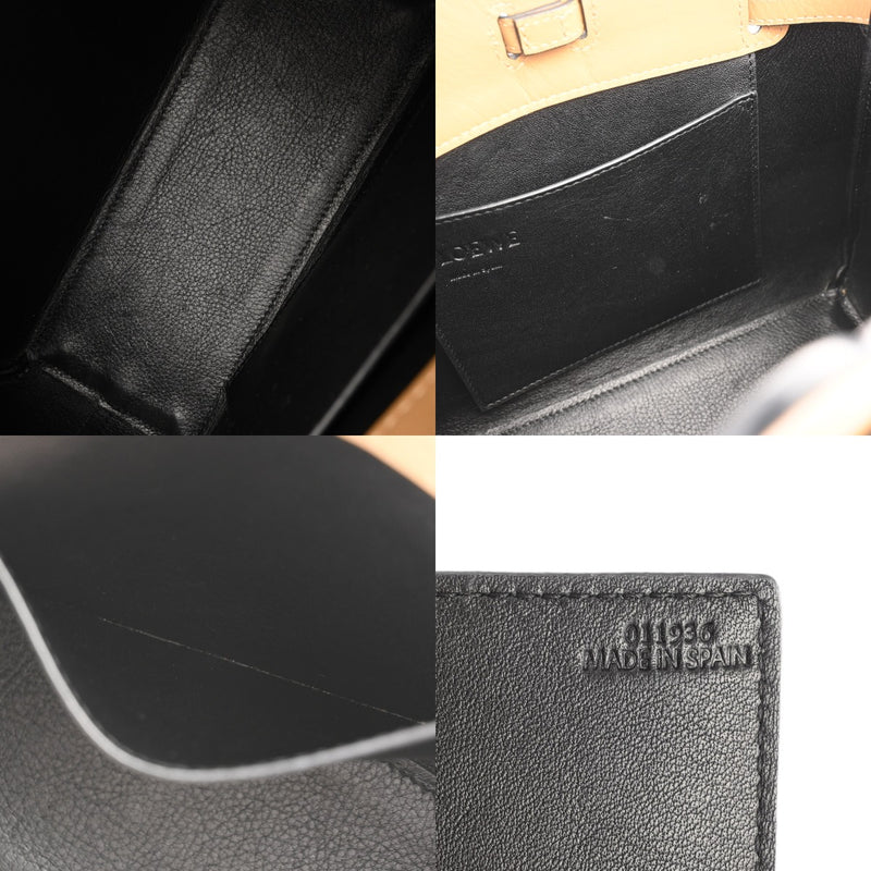 LOEWE ロエベ ラゾ ベージュ レディース レザー ショルダーバッグ ABランク 中古 銀蔵