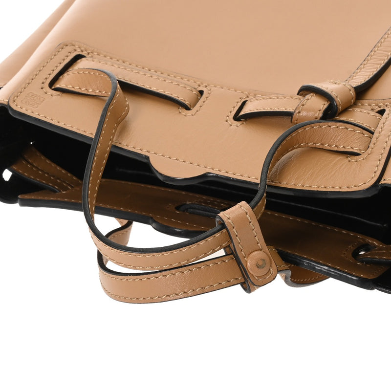 LOEWE ロエベ ラゾ ベージュ レディース レザー ショルダーバッグ ABランク 中古 銀蔵