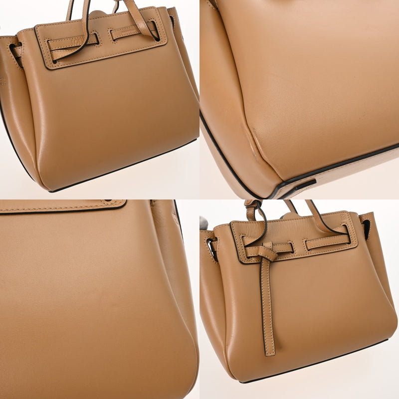 LOEWE ロエベ ラゾ ベージュ レディース レザー ショルダーバッグ ABランク 中古 銀蔵
