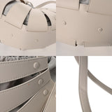 BOTTEGAVENETA ボッテガヴェネタ ザシェル ホワイト レディース レザー ハンドバッグ Aランク 中古 銀蔵