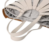 BOTTEGAVENETA ボッテガヴェネタ ザシェル ホワイト レディース レザー ハンドバッグ Aランク 中古 銀蔵