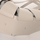 BOTTEGAVENETA ボッテガヴェネタ ザシェル ホワイト レディース レザー ハンドバッグ Aランク 中古 銀蔵