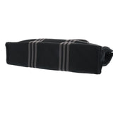 HERMES エルメス フールトゥ MM ブラック ユニセックス キャンバス トートバッグ ABランク 中古 銀蔵