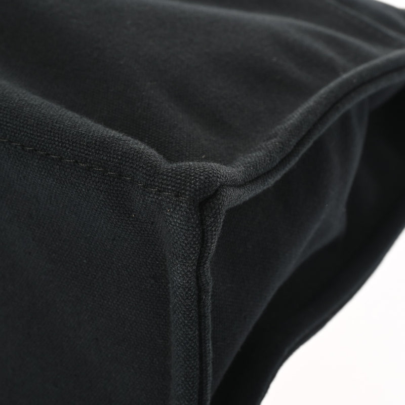 HERMES エルメス フールトゥ MM ブラック ユニセックス キャンバス トートバッグ ABランク 中古 銀蔵