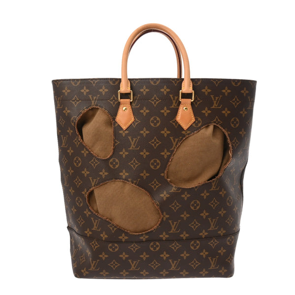LOUIS VUITTON ルイヴィトン モノグラム ウィズホールズ 川久保玲コラボ ブラウン M40279 レディース モノグラムキャンバス トートバッグ Aランク 中古 銀蔵