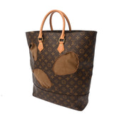LOUIS VUITTON ルイヴィトン モノグラム ウィズホールズ 川久保玲コラボ ブラウン M40279 レディース モノグラムキャンバス トートバッグ Aランク 中古 銀蔵