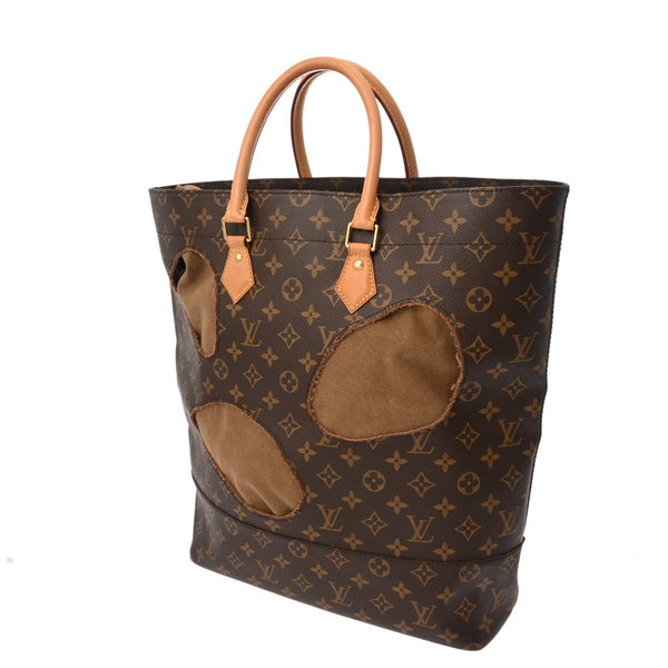 LOUIS VUITTON ルイヴィトン モノグラム ウィズホールズ 川久保玲コラボ ブラウン M40279 レディース モノグラムキャンバス トートバッグ Aランク 中古 銀蔵