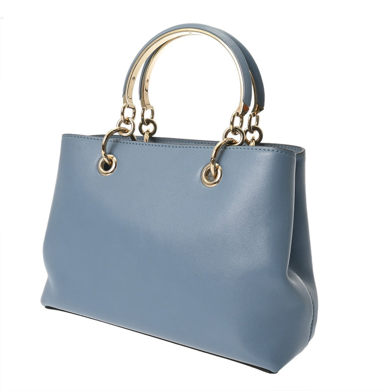 JIMMY CHOO ジミーチュウ ハンドバッグ ブルー レディース レザー ハンドバッグ ABランク 中古 銀蔵