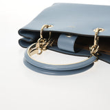 JIMMY CHOO ジミーチュウ ハンドバッグ ブルー レディース レザー ハンドバッグ ABランク 中古 銀蔵