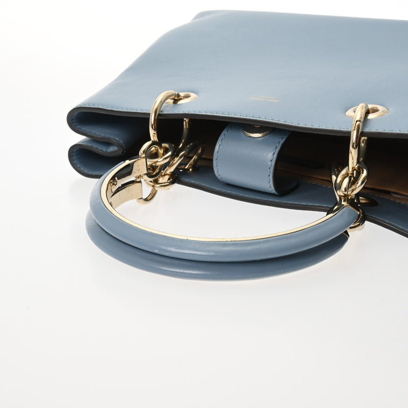 JIMMY CHOO ジミーチュウ ハンドバッグ ブルー レディース レザー ハンドバッグ ABランク 中古 銀蔵