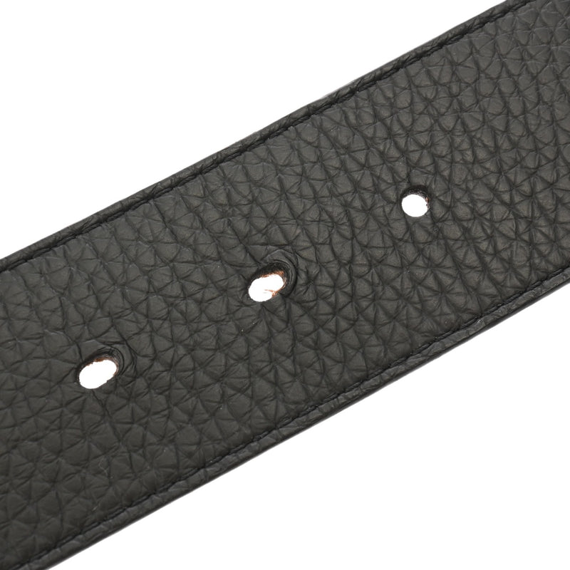 LOUIS VUITTON ルイヴィトン LVイニシャル 40ｍｍ サイズ95 リバーシブル ブラック M9151T メンズ レザー ベルト Bランク 中古 銀蔵