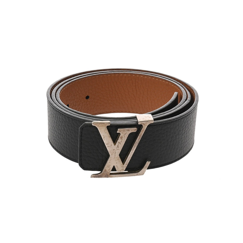 LOUIS VUITTON ルイヴィトン LVイニシャル 40ｍｍ サイズ95 リバーシブル ブラック M9151T メンズ レザー ベルト Bランク 中古 銀蔵