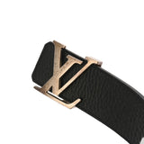 LOUIS VUITTON ルイヴィトン LVイニシャル 40ｍｍ サイズ95 リバーシブル ブラック M9151T メンズ レザー ベルト Bランク 中古 銀蔵
