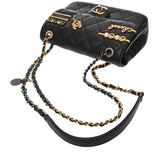 CHANEL シャネル マトラッセ ミニ チェーンショルダー 20cm ヘアピン ゴールド金具 AS3489 レディース ラムスキン ショルダーバッグ Aランク 中古 銀蔵