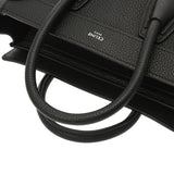 CELINE セリーヌ ラゲージ ナノ 2WAY ブラック 189243 レディース ドラムドカーフ ハンドバッグ Aランク 中古 銀蔵