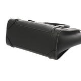 CELINE セリーヌ ラゲージ ナノ 2WAY ブラック 189243 レディース ドラムドカーフ ハンドバッグ Aランク 中古 銀蔵