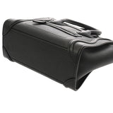 CELINE セリーヌ ラゲージ ナノ 2WAY ブラック 189243 レディース ドラムドカーフ ハンドバッグ ABランク 中古 銀蔵