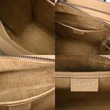 CELINE セリーヌ ラゲージ ナノ 2WAY ベージュ 189243 レディース ドラムドカーフ ハンドバッグ Aランク 中古 銀蔵