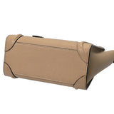 CELINE セリーヌ ラゲージ ナノ 2WAY ベージュ 189243 レディース ドラムドカーフ ハンドバッグ Aランク 中古 銀蔵