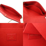 LOUIS VUITTON ルイヴィトン ダミエ ポシェットフェリシー ブラウン N63032 レディース ダミエキャンバス ショルダーバッグ Bランク 中古 銀蔵