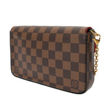 LOUIS VUITTON ルイヴィトン ダミエ ポシェットフェリシー ブラウン N63032 レディース ダミエキャンバス ショルダーバッグ Bランク 中古 銀蔵
