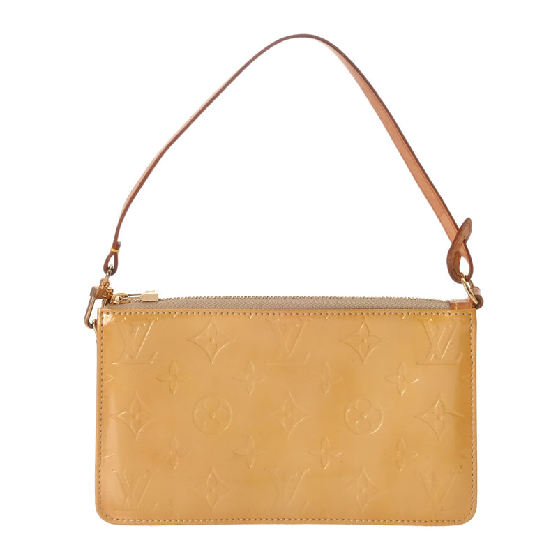 LOUIS VUITTON ルイヴィトン モノグラムヴェルニ レキシントン ベージュ M91010 レディース ヴェルニ ハンドバッグ Bランク 中古 銀蔵