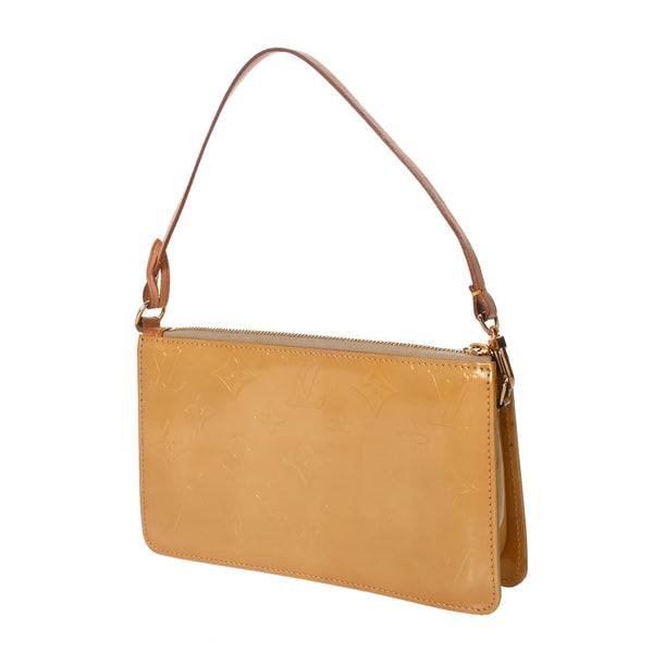 LOUIS VUITTON ルイヴィトン モノグラムヴェルニ レキシントン ベージュ M91010 レディース ヴェルニ ハンドバッグ Bランク 中古 銀蔵