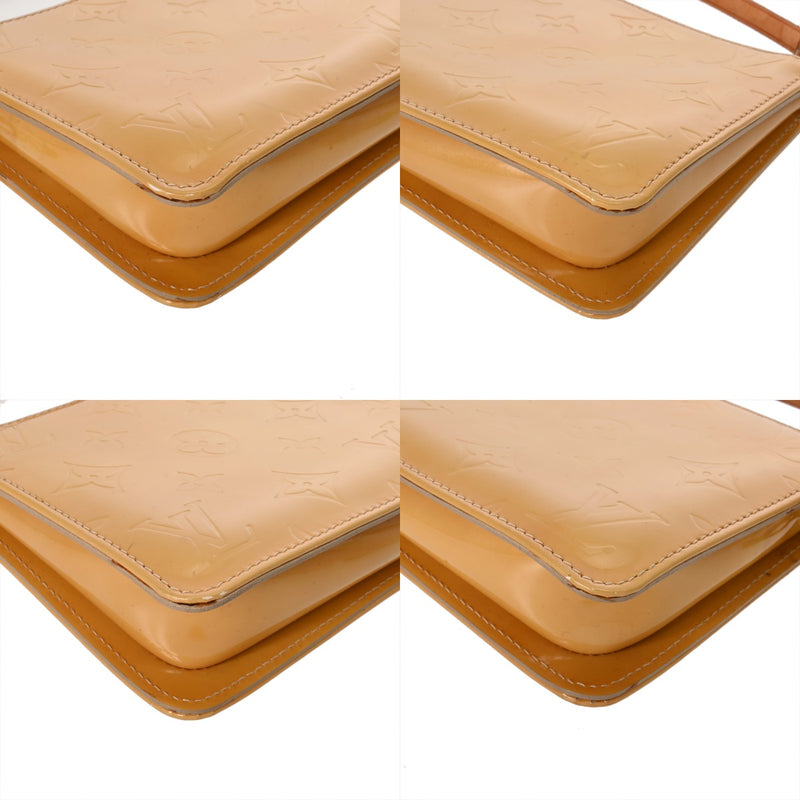 LOUIS VUITTON ルイヴィトン モノグラムヴェルニ レキシントン ベージュ M91010 レディース ヴェルニ ハンドバッグ Bランク 中古 銀蔵