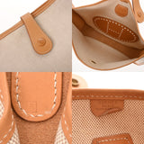 HERMES エルメス エヴリン GM ナチュラル □A刻印(1997年頃) ユニセックス トワルアッシュ ヴォーシャモニー ショルダーバッグ Bランク 中古 銀蔵