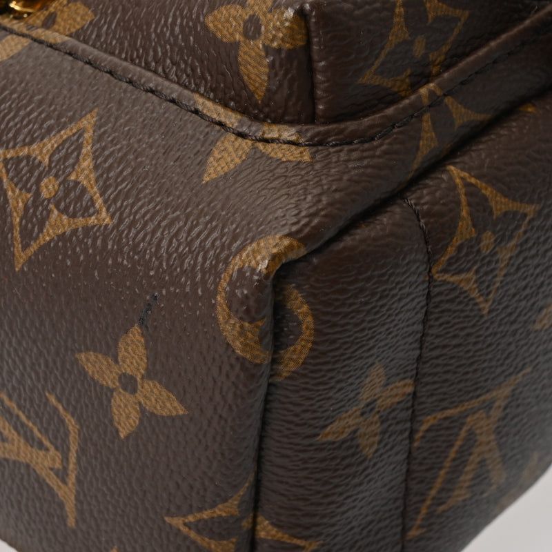 LOUIS VUITTON ルイヴィトン モノグラム パームスプリングス ミニ 旧型 ブラウン M41562 レディース モノグラムキャンバス リュック・デイパック ABランク 中古 銀蔵