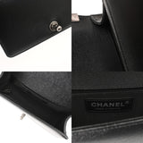 CHANEL シャネル ボーイシャネル スモールハンドバッグ 20cm ブラック A67085 レディース キャビアスキン ショルダーバッグ Aランク 中古 銀蔵