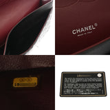 CHANEL シャネル マトラッセ Wフラップ チェーンショルダー 33cm ブラック A58601 レディース キャビアスキン ショルダーバッグ Aランク 中古 銀蔵
