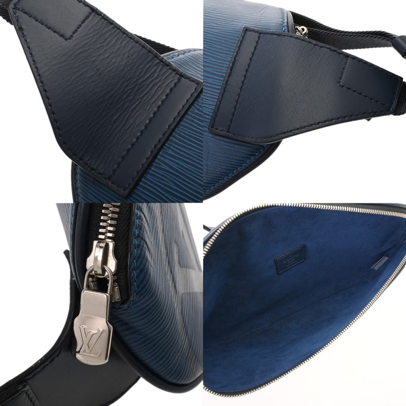 LOUIS VUITTON ルイヴィトン エピ LVサークル バムバッグ ブルーアズール M53301 メンズ レザー ボディバッグ Bランク 中古 銀蔵