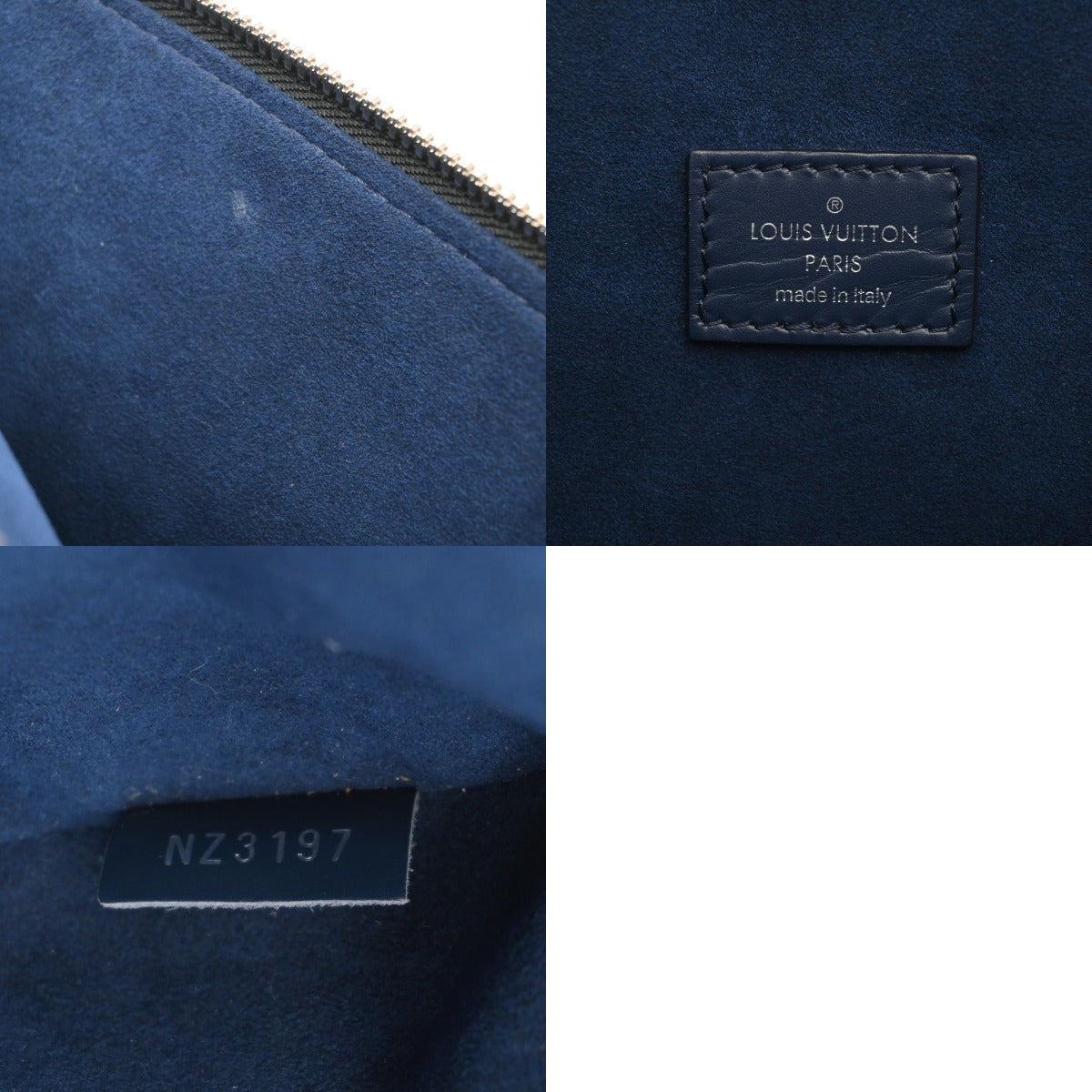 LOUIS VUITTON ルイヴィトン エピ LVサークル バムバッグ ブルー