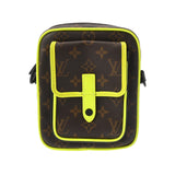 LOUIS VUITTON ルイヴィトン モノグラムマカサー クリストファー ウエアラブルウォレット ネオンイエロー M80793 メンズ モノグラムキャンバス ショルダーバッグ ABランク 中古 銀蔵