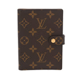 LOUIS VUITTON ルイヴィトン モノグラム アジェンダ PM ブラウン R20005 ユニセックス モノグラムキャンバス 手帳カバー ABランク 中古 銀蔵