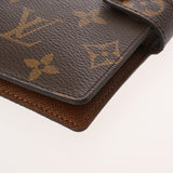LOUIS VUITTON ルイヴィトン モノグラム アジェンダ PM ブラウン R20005 ユニセックス モノグラムキャンバス 手帳カバー ABランク 中古 銀蔵
