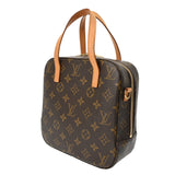 LOUIS VUITTON ルイヴィトン モノグラム スポンティーニ ブラウン M47500 レディース モノグラムキャンバス ハンドバッグ Bランク 中古 銀蔵
