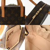 LOUIS VUITTON ルイヴィトン モノグラム スポンティーニ ブラウン M47500 レディース モノグラムキャンバス ハンドバッグ Bランク 中古 銀蔵