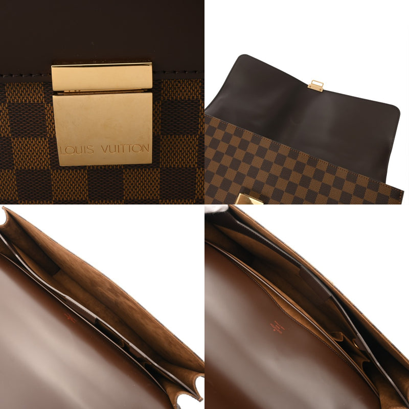 LOUIS VUITTON ルイヴィトン ダミエ アルトナ GM ブリーフケース ブラウン N53312 メンズ ダミエキャンバス ビジネスバッグ Aランク 中古 銀蔵