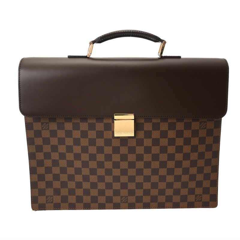 LOUIS VUITTON ルイヴィトン ダミエ アルトナ GM ブリーフケース ブラウン N53312 メンズ ダミエキャンバス ビジネスバッグ Aランク 中古 銀蔵