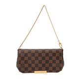 LOUIS VUITTON ルイヴィトン ダミエ フェイボリット PM ブラウン N41276 レディース ダミエキャンバス ショルダーバッグ Aランク 中古 銀蔵
