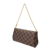 LOUIS VUITTON ルイヴィトン ダミエ フェイボリット PM ブラウン N41276 レディース ダミエキャンバス ショルダーバッグ Aランク 中古 銀蔵