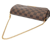 LOUIS VUITTON ルイヴィトン ダミエ フェイボリット PM ブラウン N41276 レディース ダミエキャンバス ショルダーバッグ Aランク 中古 銀蔵