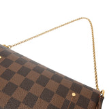 LOUIS VUITTON ルイヴィトン ダミエ フェイボリット PM ブラウン N41276 レディース ダミエキャンバス ショルダーバッグ Aランク 中古 銀蔵