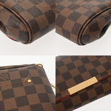 LOUIS VUITTON ルイヴィトン ダミエ フェイボリット PM ブラウン N41276 レディース ダミエキャンバス ショルダーバッグ Aランク 中古 銀蔵